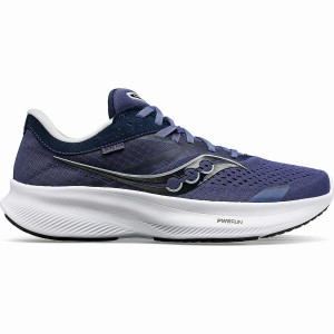 Women's Saucony Ride 16 Running Shoes Navy / Black | SG S20716-T53