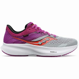 Women's Saucony Ride 16 Running Shoes Purple | SG S90437-Z72