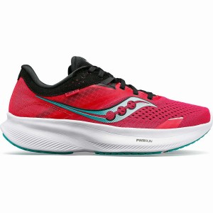 Women's Saucony Ride 16 Running Shoes Rose / Black | SG S50961-N91