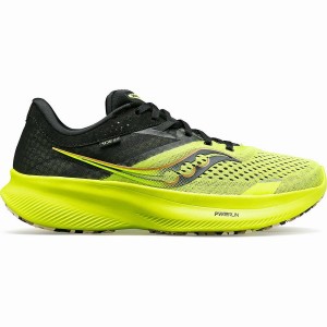 Women's Saucony Ride 16 Running Shoes Yellow / Black | SG S39584-X63