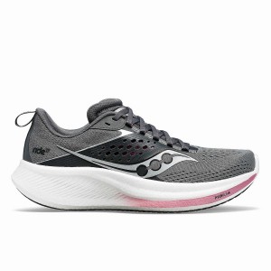 Women's Saucony Ride 17 Running Shoes Purple | SG S63981-Q29