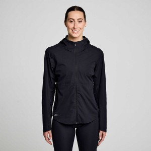 Women's Saucony Runshield Jackets Black | SG S49083-J16