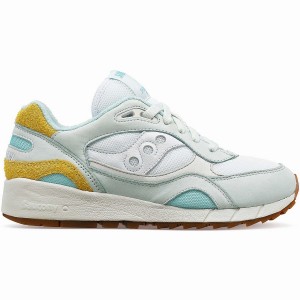 Women's Saucony Shadow 6000 Unplugged Sneakers Turquoise / Yellow | SG S59174-R68