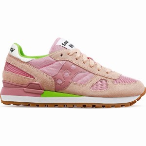 Women's Saucony Shadow Original Sneakers Brown / Pink | SG S90318-Z60