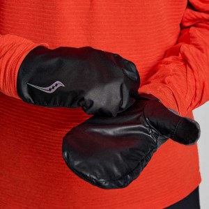 Women's Saucony Solstice Mitt Gloves Black | SG S02459-P37