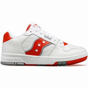 Women's Saucony Spot-Bilt™ Sonic Low Sneakers White / Red | SG S62947-Q68