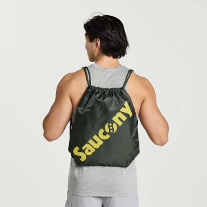 Women's Saucony String Bags Dark Green | SG S21478-J36