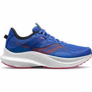 Women's Saucony Tempus Running Shoes Blue | SG S92138-Z42