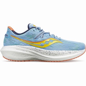 Women's Saucony Triumph 20 Running Shoes Blue | SG S82931-B36