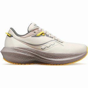 Women's Saucony Triumph 21 RUNSHIELD Running Shoes Beige | SG S09284-V85