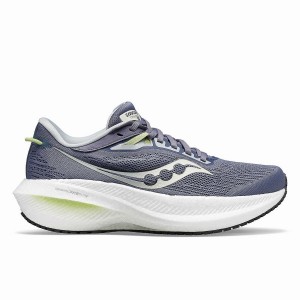 Women's Saucony Triumph 21 Running Shoes Blue | SG S95146-V29