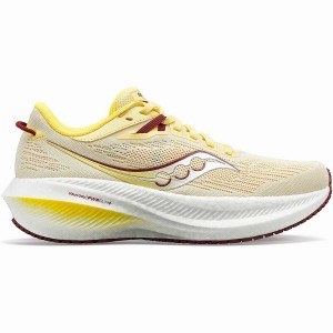 Women's Saucony Triumph 21 Running Shoes Yellow | SG S83697-N01