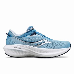 Women's Saucony Triumph 21 Running Shoes Navy | SG S02316-A83