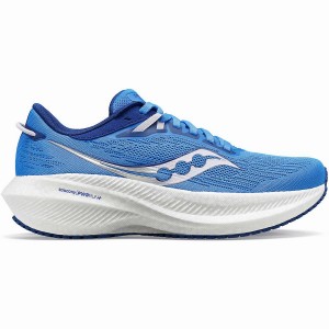 Women's Saucony Triumph 21 Running Shoes Blue | SG S12308-S48