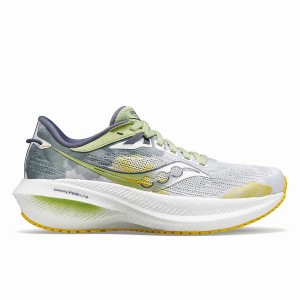 Women's Saucony Triumph 21 Running Shoes White | SG S79453-U23