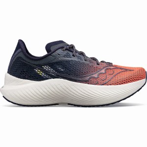 Women's Saucony VIZIPRO Endorphin Pro 3 Running Shoes Orange / Navy | SG S29768-Q34