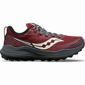 Women's Saucony Xodus Ultra 2 Trail Running Shoes Red / Grey | SG S52913-L73