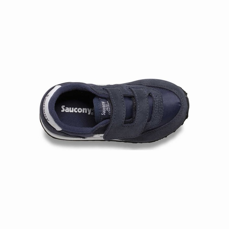 Kids' Saucony Baby Jazz Hook & Loop Sneakers Navy / White | SG S70329-G71