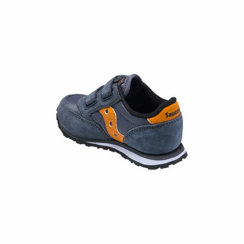 Kids' Saucony Baby Jazz Hook & Loop Sneakers Grey / Orange | SG S10934-R24