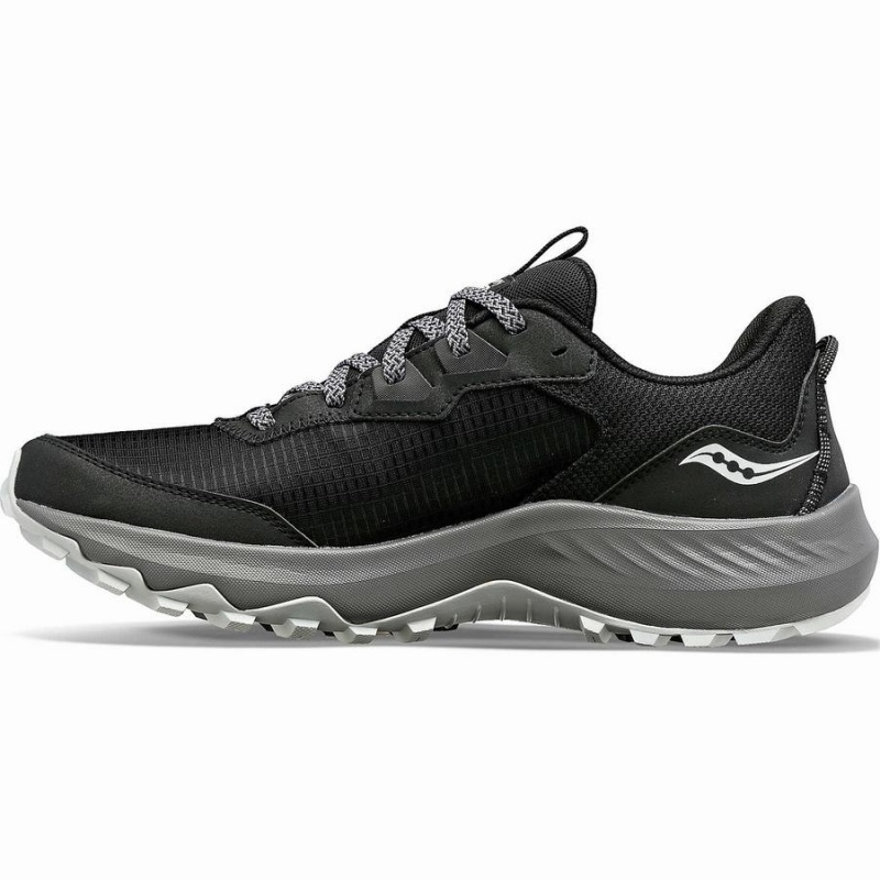 Men's Saucony Aura TR Trail Running Shoes Black / Grey | SG S64102-L20