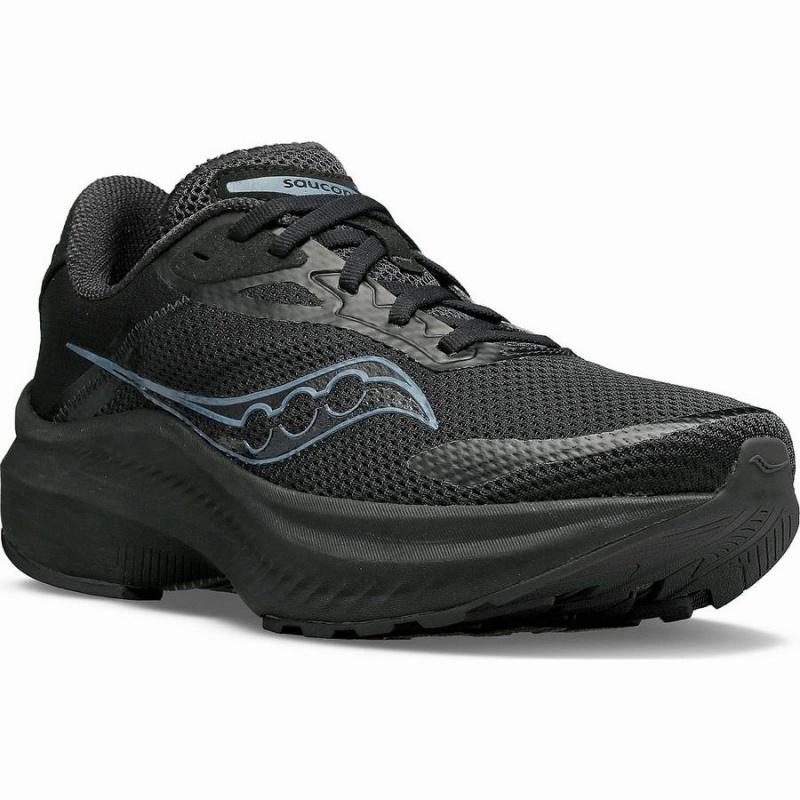 Men's Saucony Axon 3 Running Shoes Black | SG S80293-J21