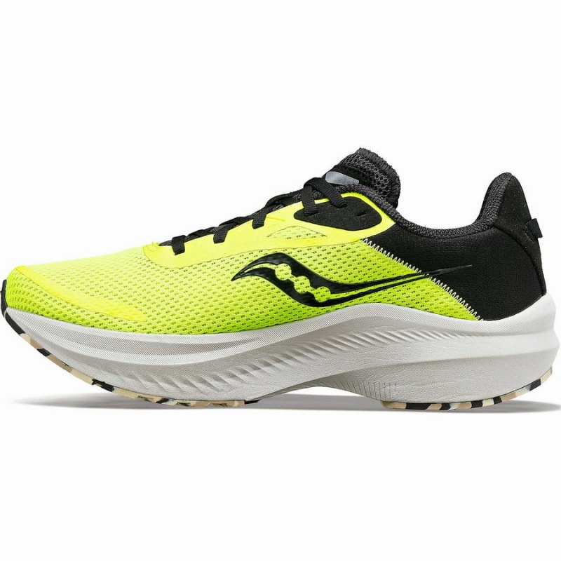 Men's Saucony Axon 3 Running Shoes Yellow / Black | SG S35928-R63