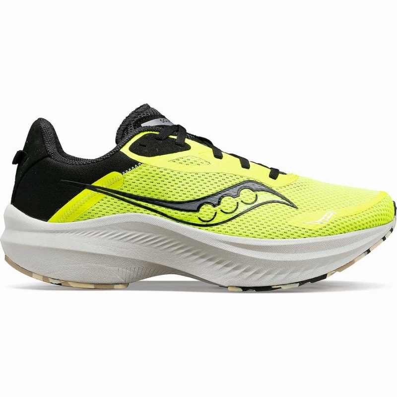 Men\'s Saucony Axon 3 Running Shoes Yellow / Black | SG S35928-R63