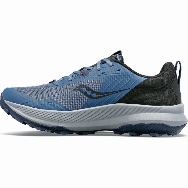 Men's Saucony Blaze TR Running Shoes Blue / Black | SG S24537-N30