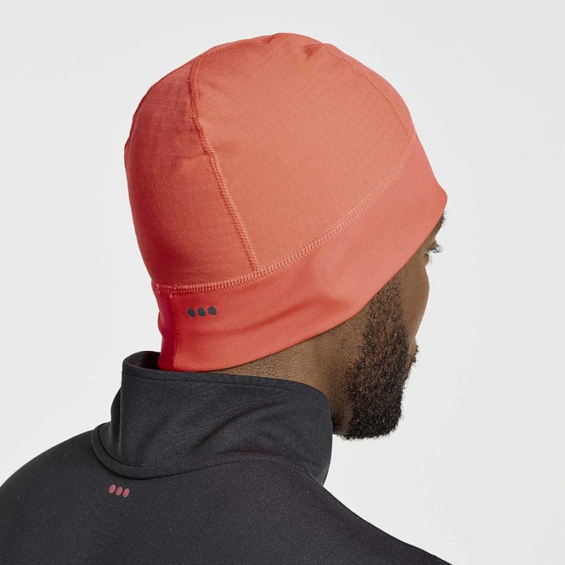 Men's Saucony Bluster Wind Beanie Red | SG S69273-D21