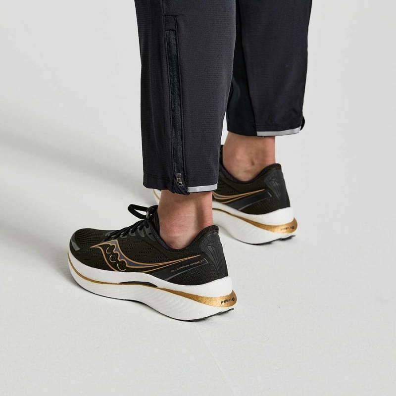 Men's Saucony Boston Woven Pants Black | SG S19475-F79