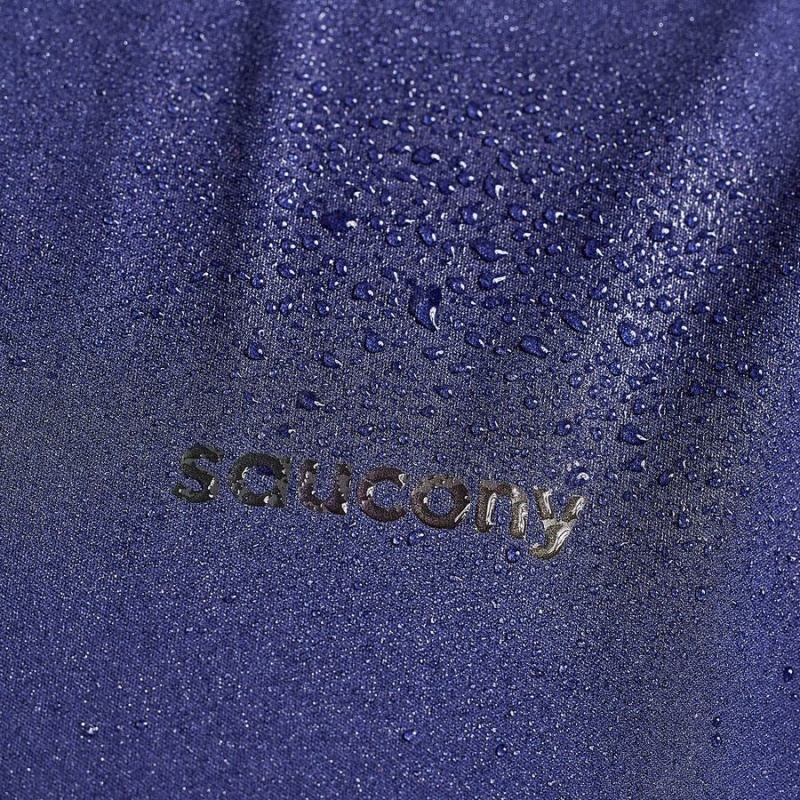 Men's Saucony Boulder Drizzle Jackets Navy | SG S05389-G42