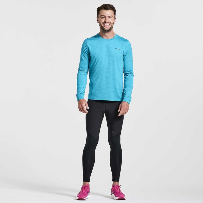 Men's Saucony Boulder Wind Tight Black | SG S35164-E52