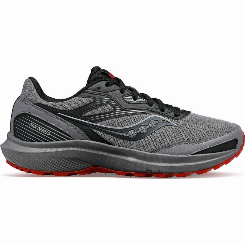 Men\'s Saucony Cohesion TR16 Running Shoes Grey / Burgundy | SG S80647-Y81