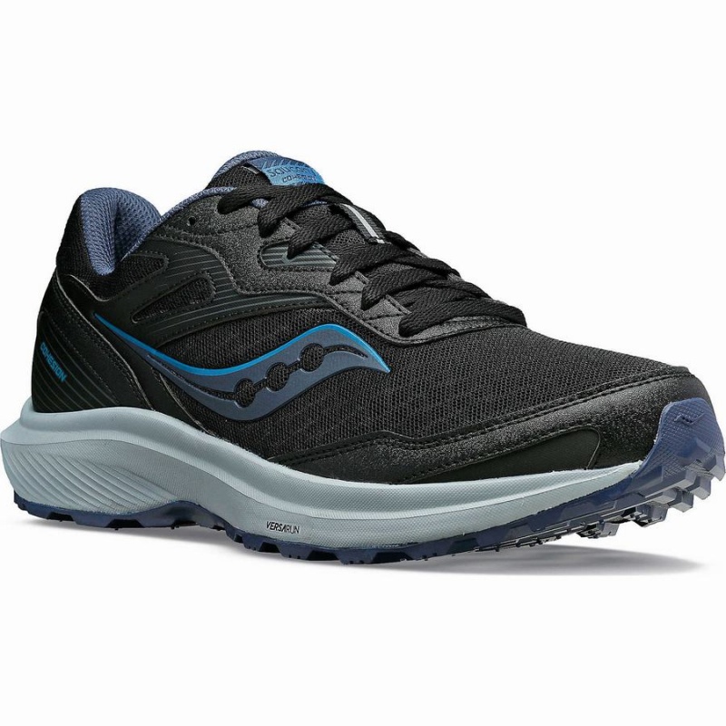 Men's Saucony Cohesion TR16 Walking Shoes Black / White | SG S91436-E98