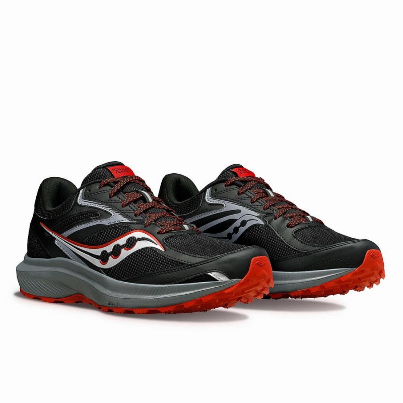 Men's Saucony Cohesion TR17 Running Shoes Black / Orange | SG S02138-H56