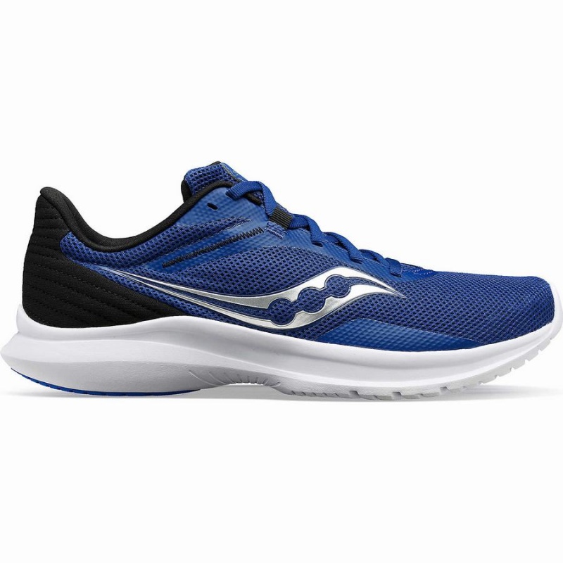 Men\'s Saucony Convergence Running Shoes Indigo / Black | SG S90376-M05