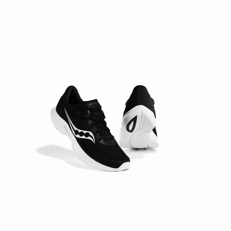 Men's Saucony Convergence Walking Shoes Black / White | SG S93267-K96