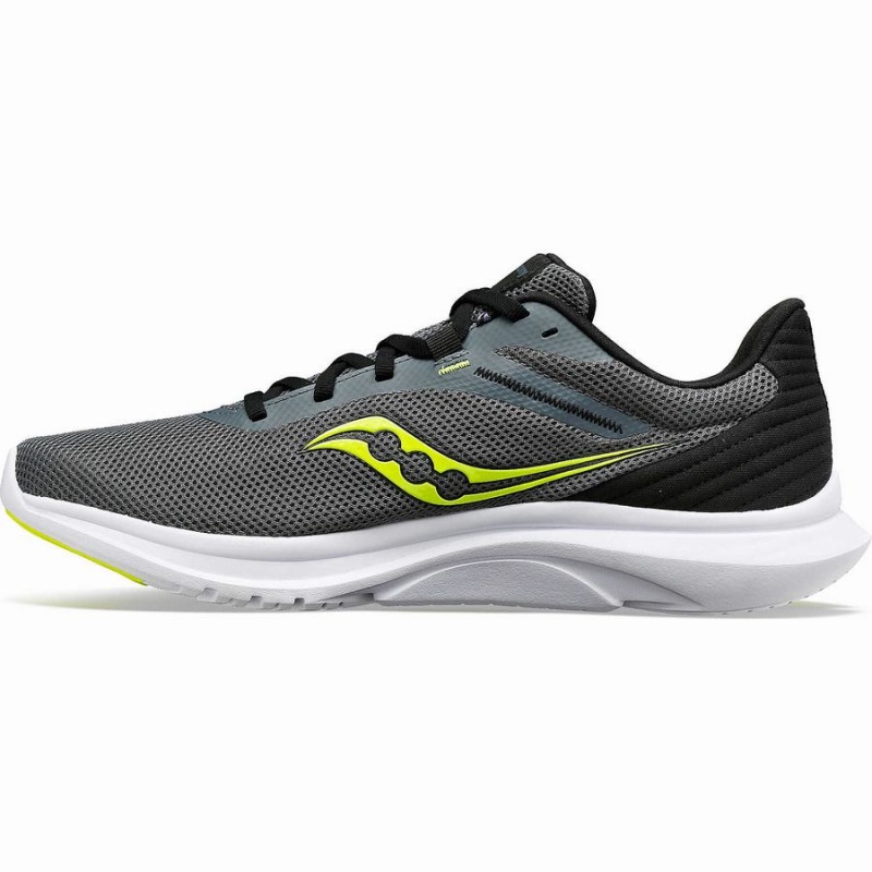 Men's Saucony Convergence Walking Shoes Grey / Yellow | SG S98301-Q19