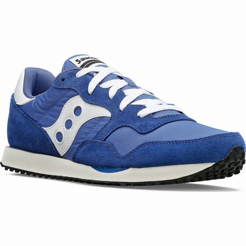 Men's Saucony DXN Trainer Sneakers Blue / White | SG S63941-W13