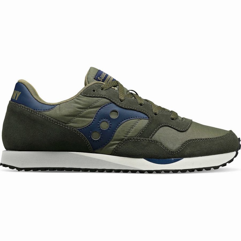 Men\'s Saucony DXN Trainer Sneakers Green / Navy | SG S92573-Q70