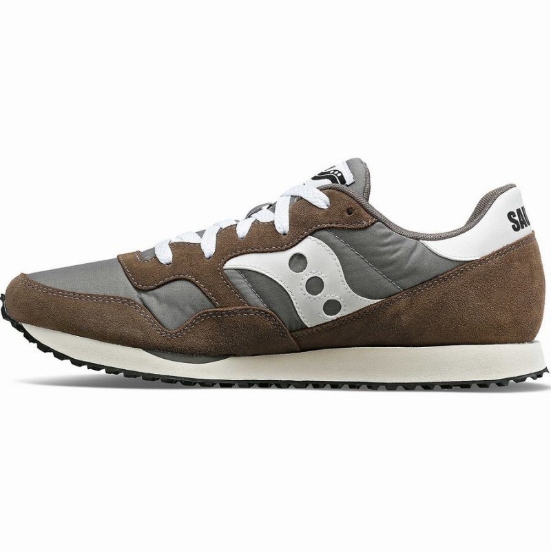 Men's Saucony DXN Trainer Sneakers Grey / White | SG S51428-J69