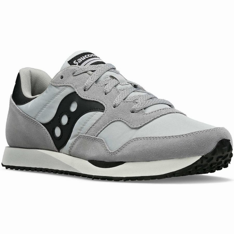 Men's Saucony DXN Trainer Sneakers Grey / Black | SG S58394-K09