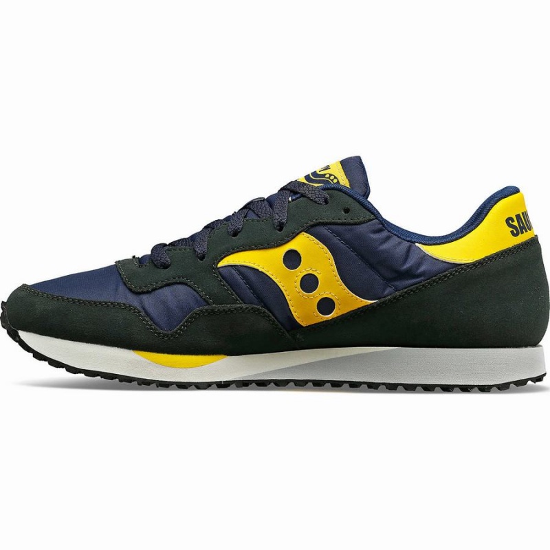 Men's Saucony DXN Trainer Sneakers Navy / Yellow | SG S02781-H01