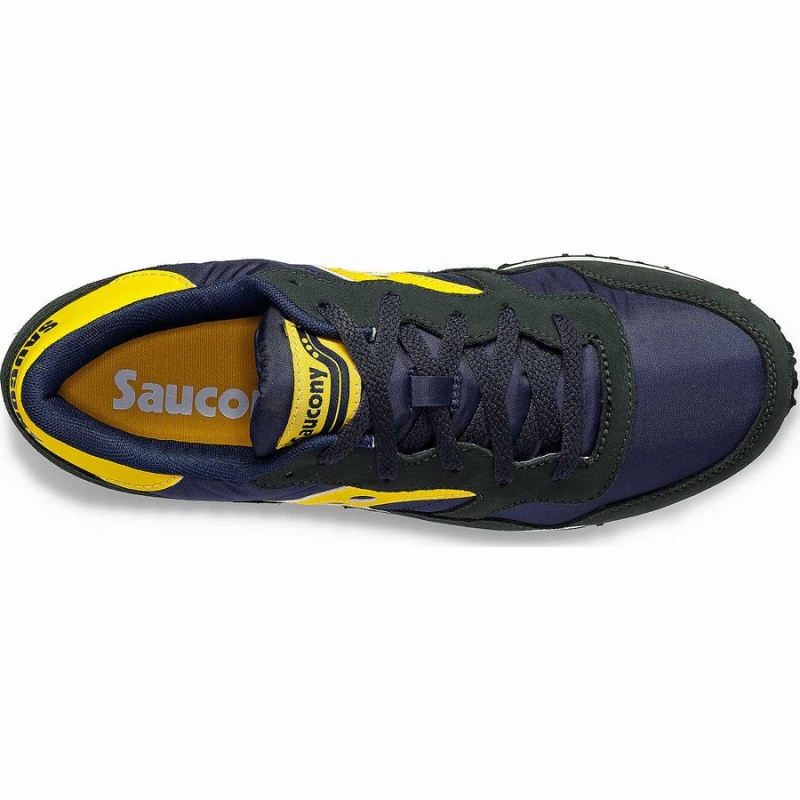 Men's Saucony DXN Trainer Sneakers Navy / Yellow | SG S02781-H01