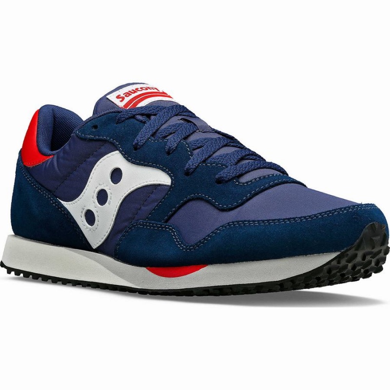 Men's Saucony DXN Trainer Sneakers Navy / White | SG S04312-U62