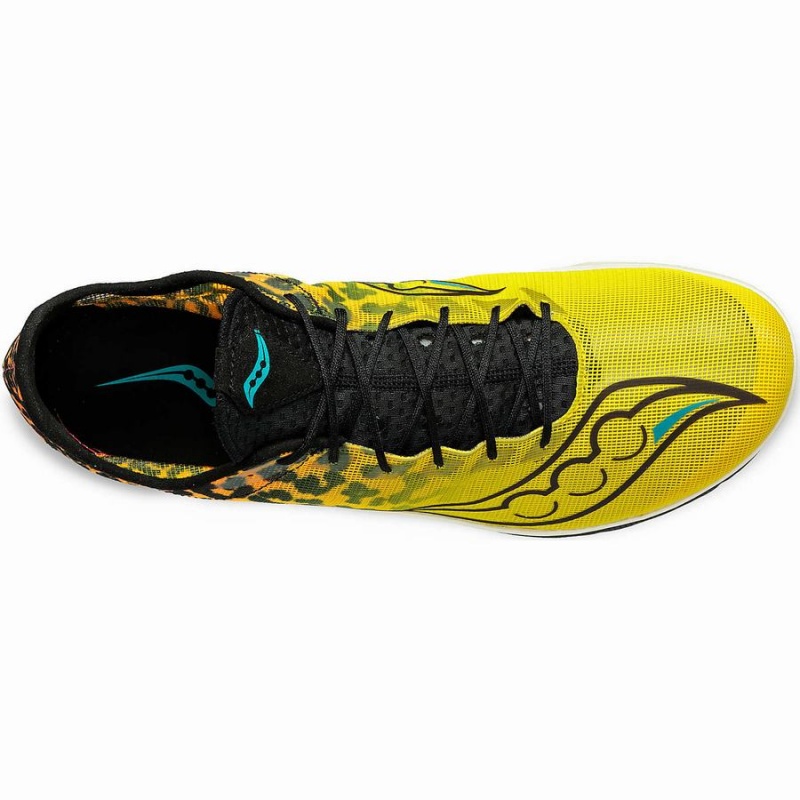 Men's Saucony Endorphin Cheetah Track Spikes Black | SG S95140-Y39