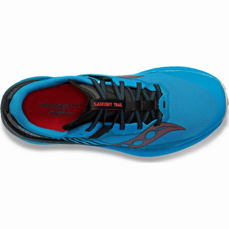 Men's Saucony Endorphin Edge Running Shoes Blue / Black | SG S24956-L84