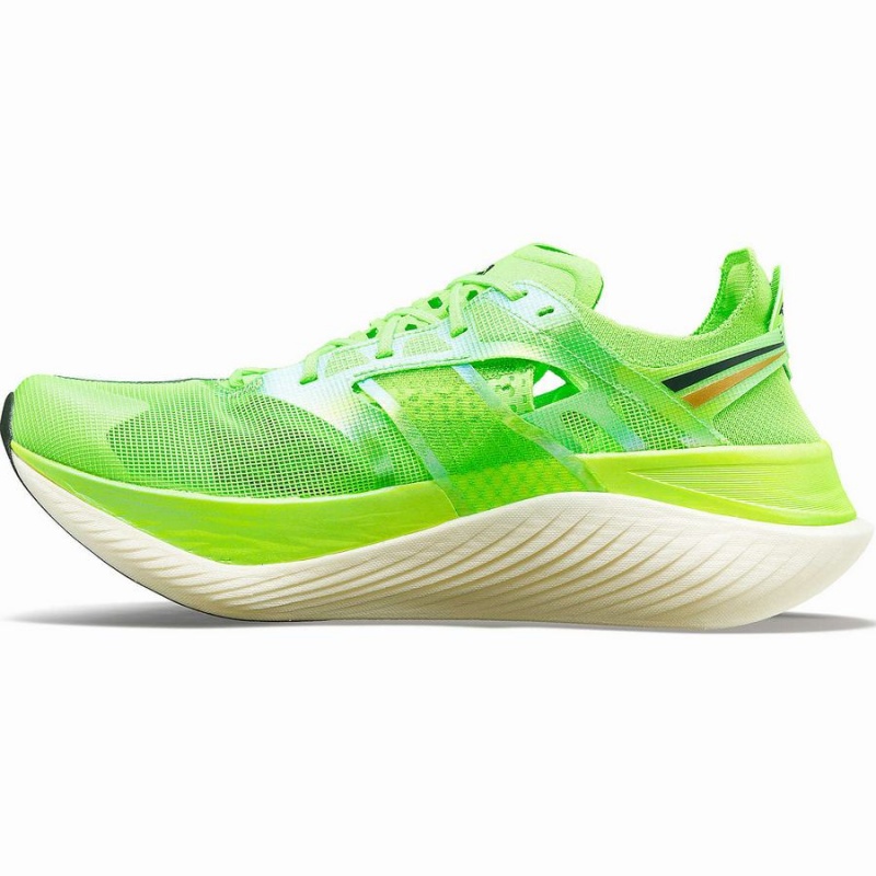 Men's Saucony Endorphin Elite Running Shoes Green | SG S85610-H31