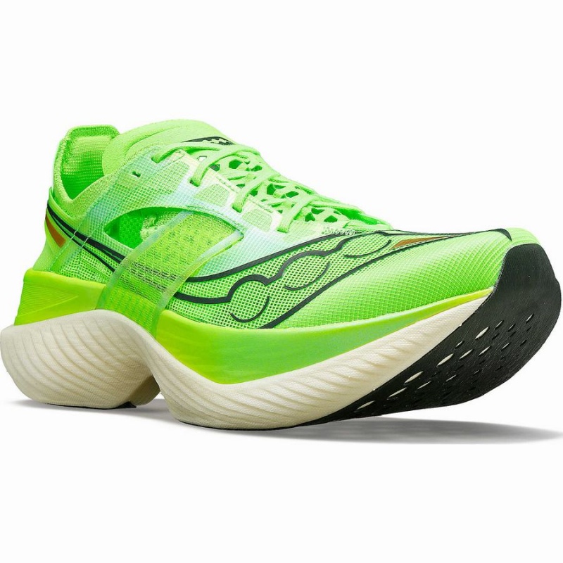 Men's Saucony Endorphin Elite Running Shoes Green | SG S85610-H31