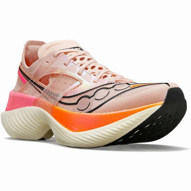 Men's Saucony Endorphin Elite Running Shoes Orange | SG S10592-J25